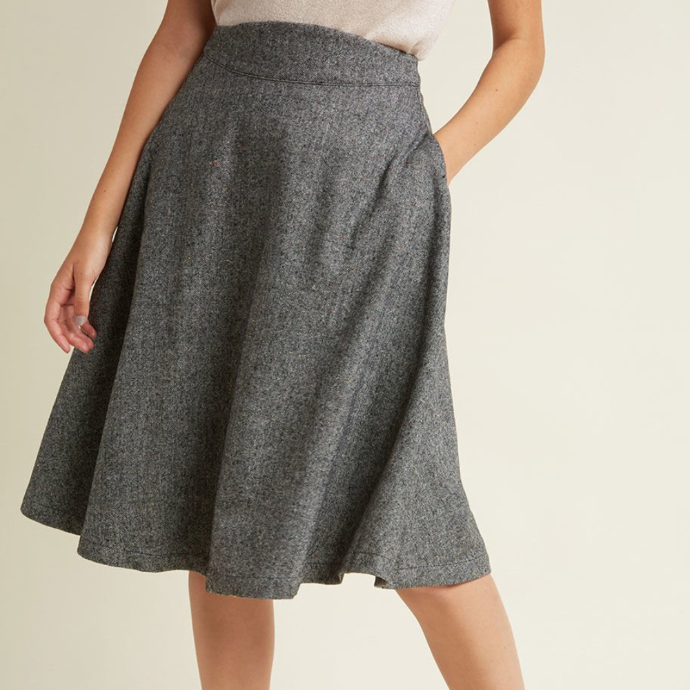 ModCloth Prim Class Hero Skirt, XL (Altered to L)